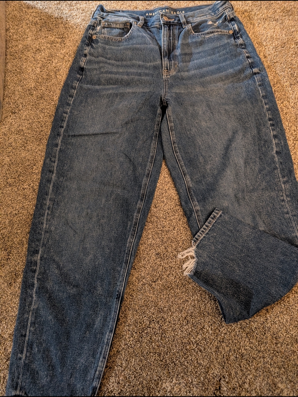 🌼 American Eagle Outfitters Women's Relaxed Mom Jeans Size 8 EUC